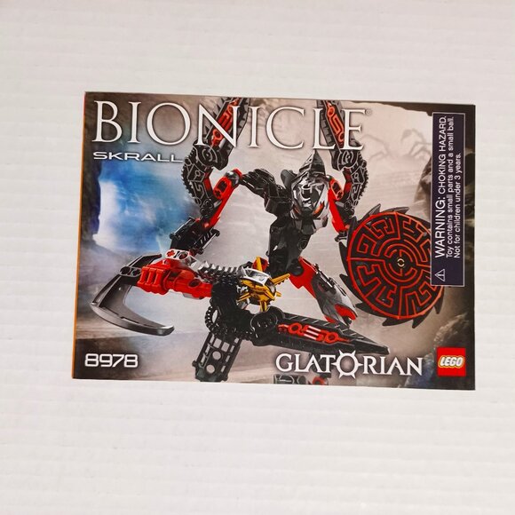 Lego Bionicle Glatorian Skrall Manual Only 8978 - Picture 1 of 1
